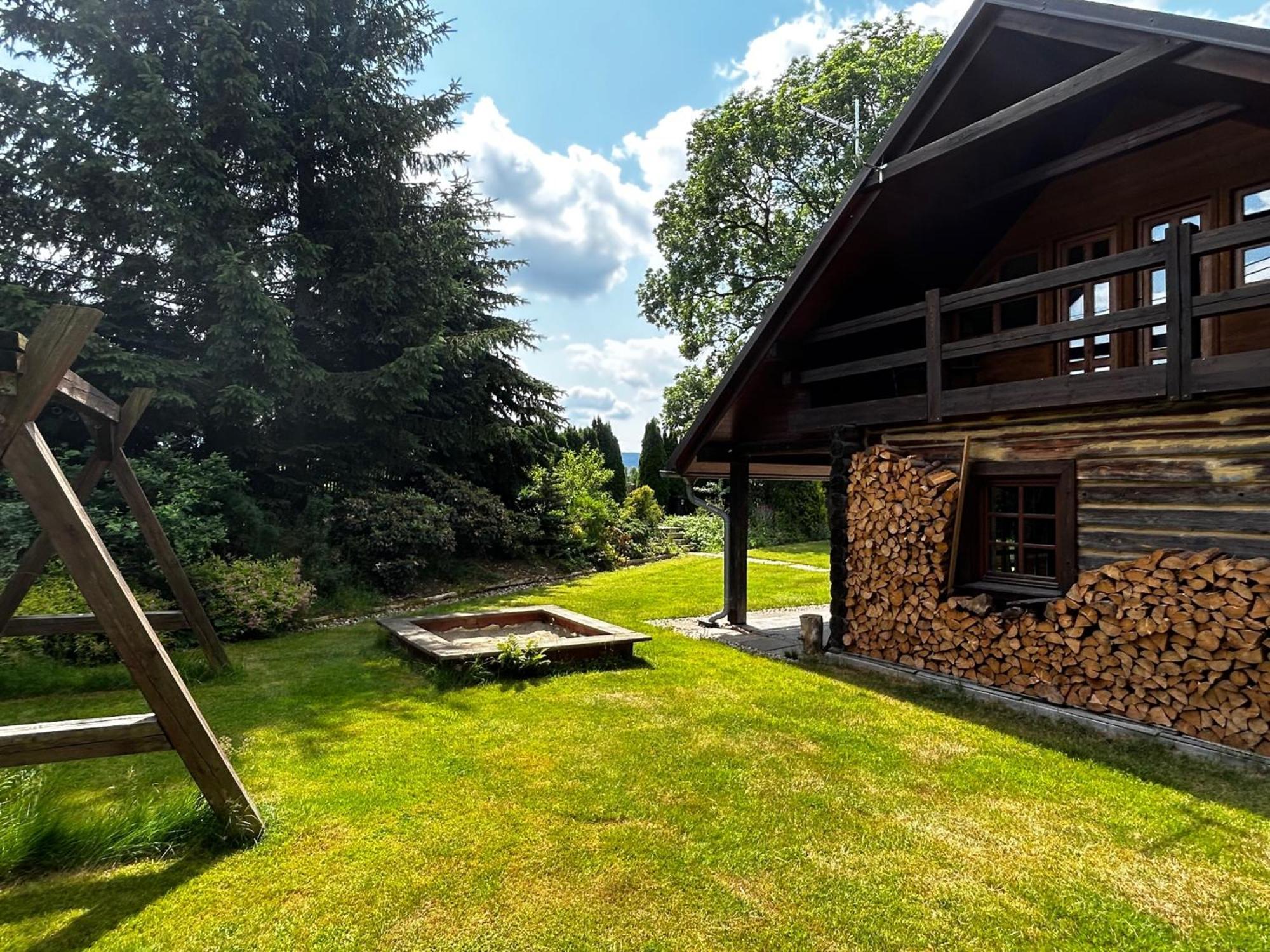 סלוקנוב Log Cabin In Czech-Saxon Switzerland מראה חיצוני תמונה